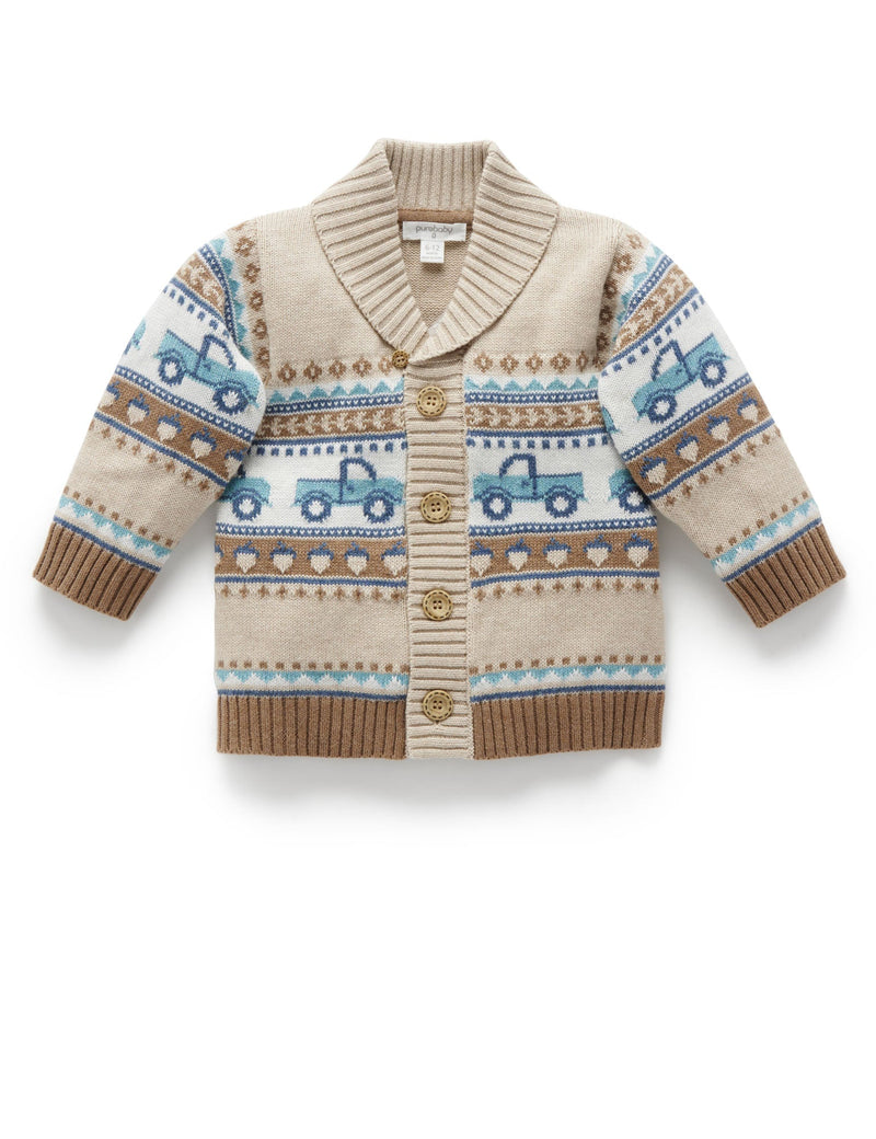 Truck Cardigan - Truck Fairisle