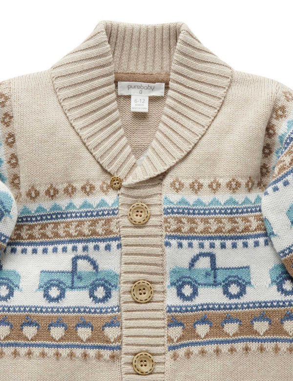 Truck Cardigan - Truck Fairisle