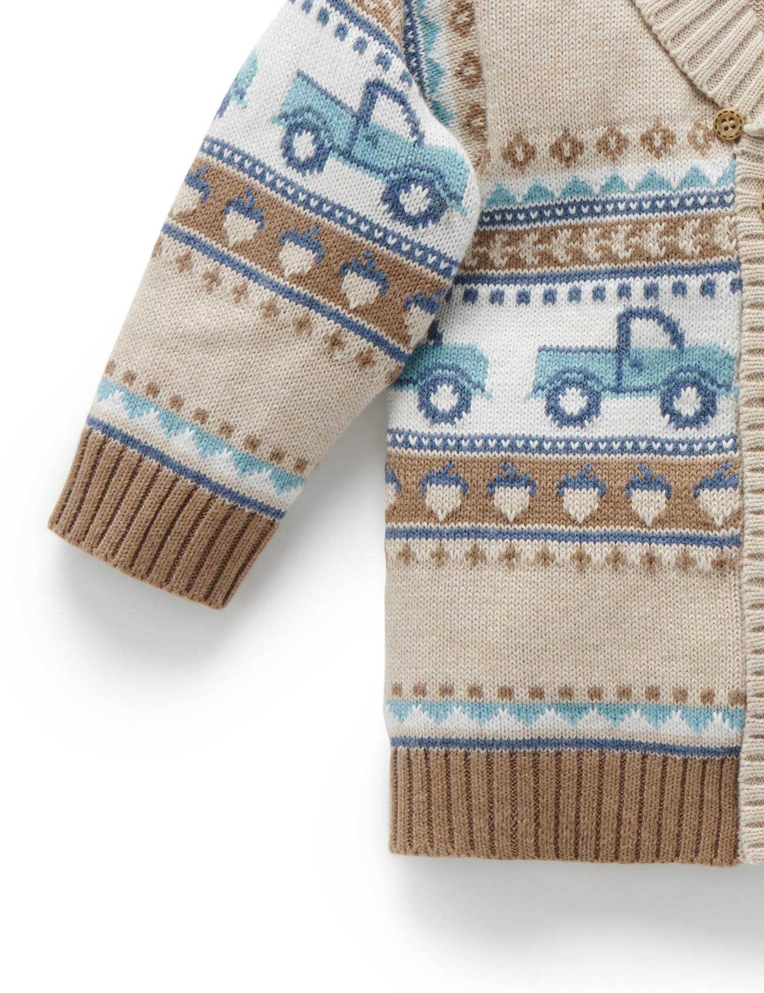Truck Cardigan - Truck Fairisle