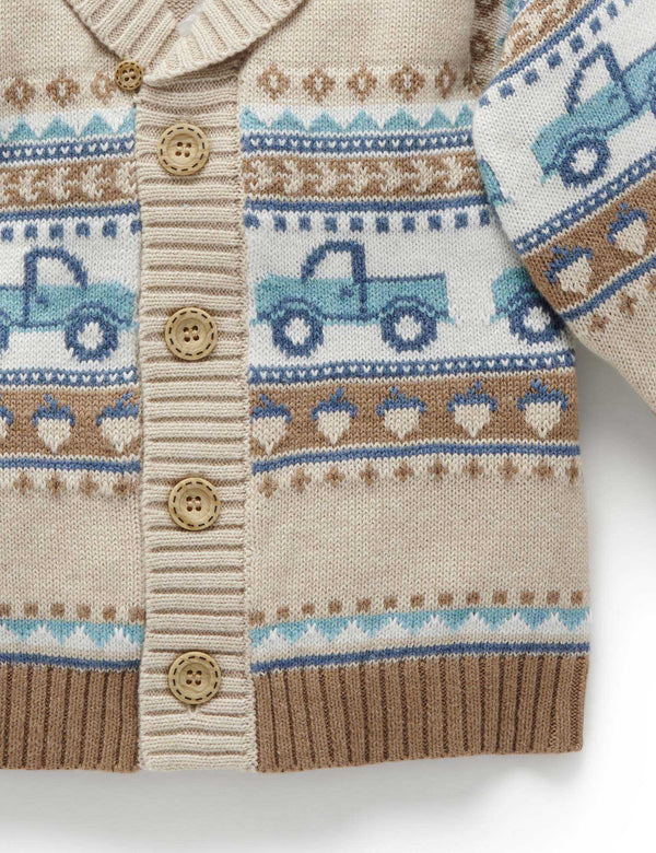 Truck Cardigan - Truck Fairisle