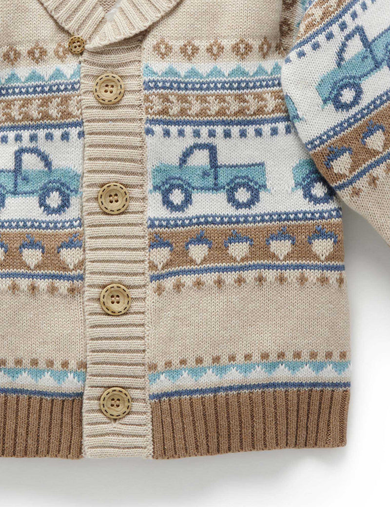 Truck Cardigan - Truck Fairisle
