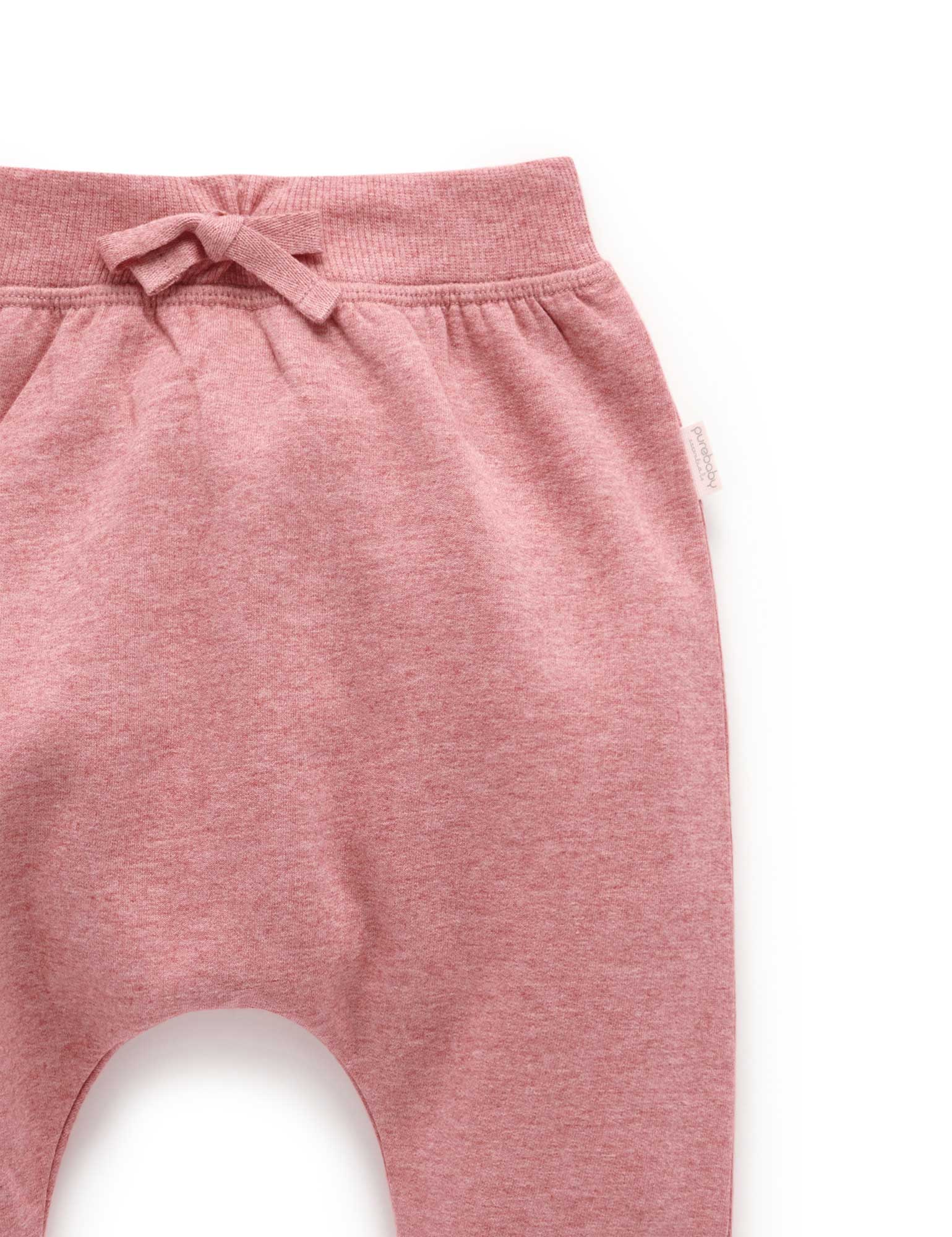 Slouch Track Pant - Crabapple Melange