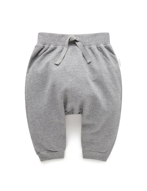Slouch Track Pant - Smoke Melange