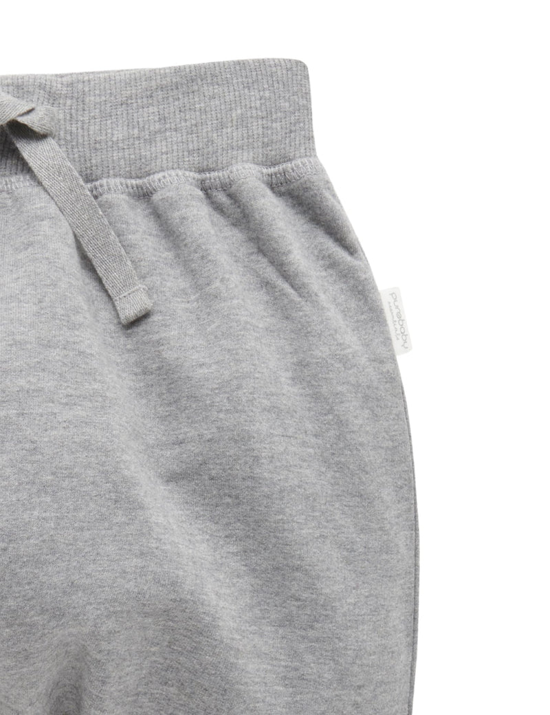 Slouch Track Pant - Smoke Melange