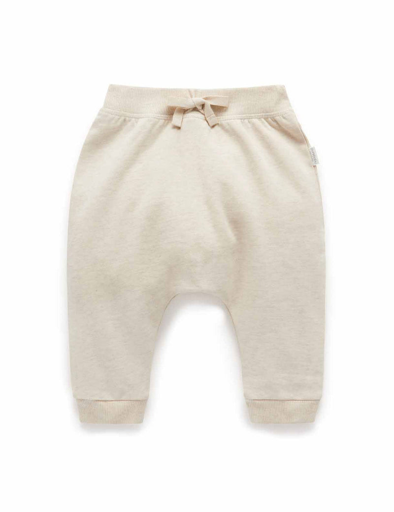 Slouch Track Pant - Wheat melange
