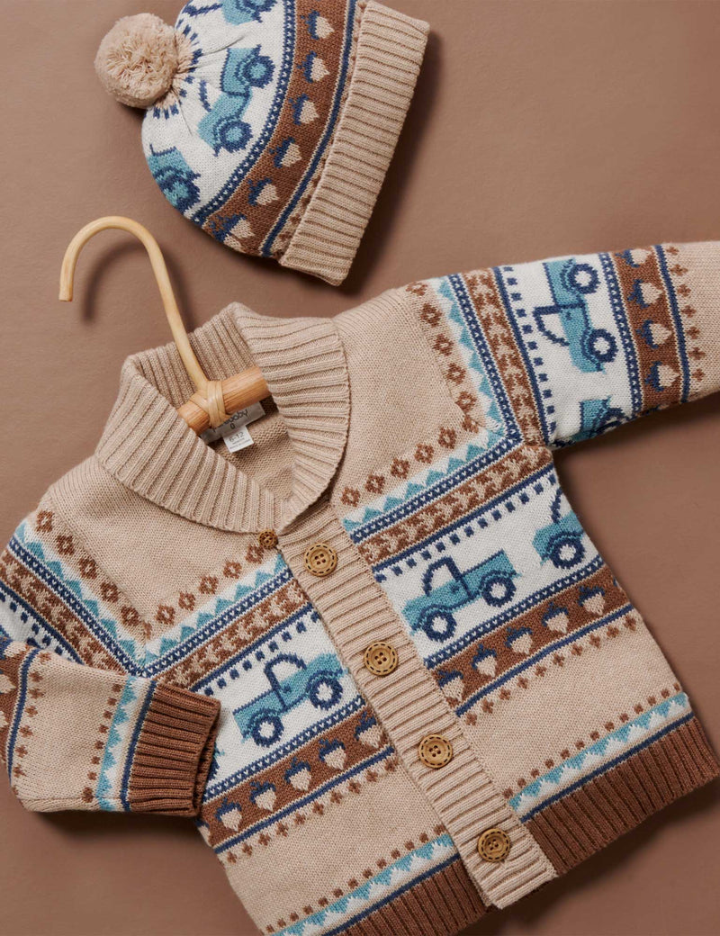 Truck Beanie - Truck Fairisle