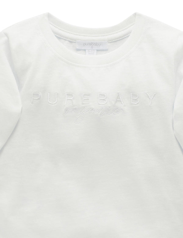 PB Logo L/Sleeve Tee - White