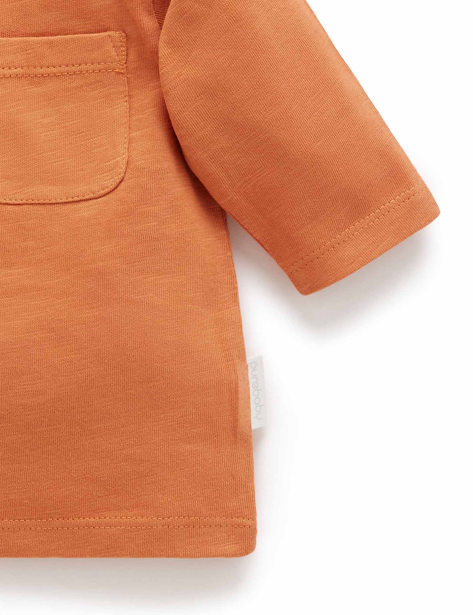 Basic L/slv Tee - Carrot