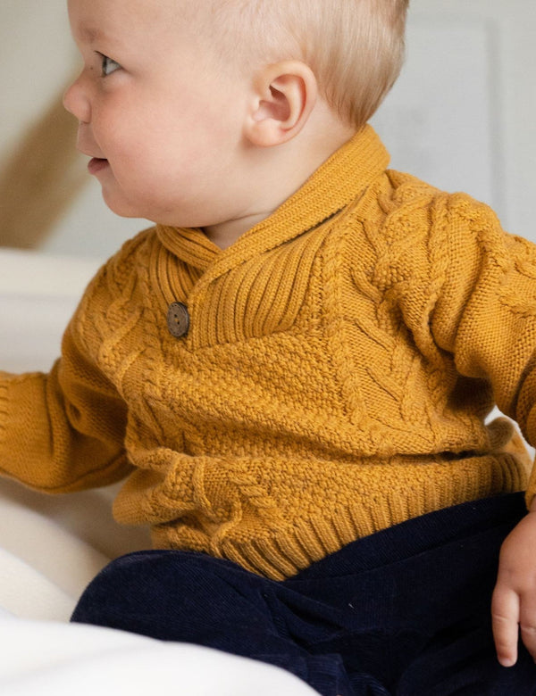 Cable Jumper - Golden Melange