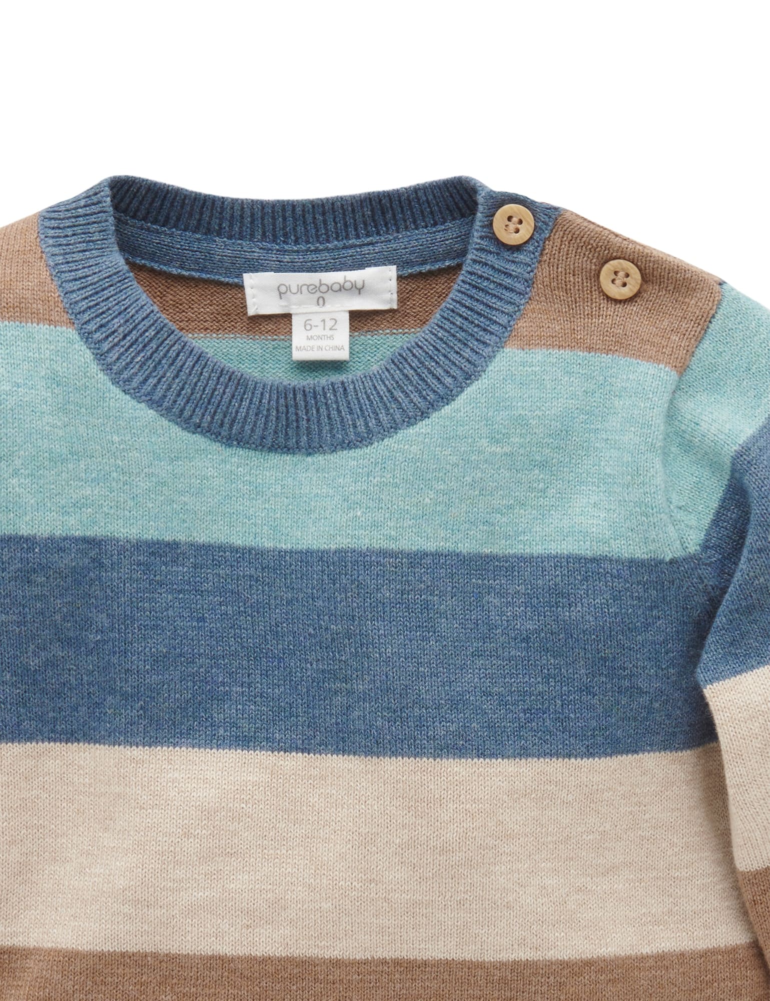 Forest Striped Jumper - Rustic Stripe