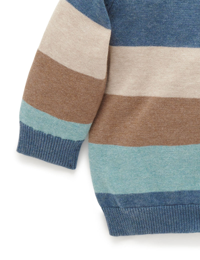 Forest Striped Jumper - Rustic Stripe
