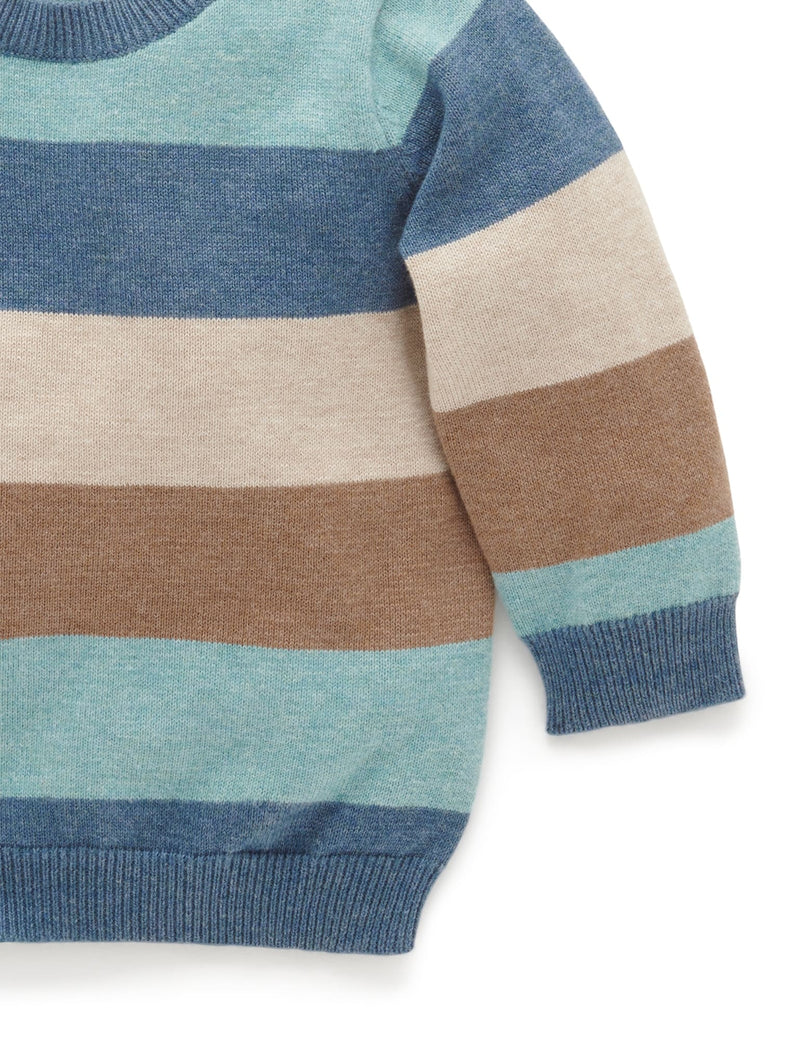 Forest Striped Jumper - Rustic Stripe