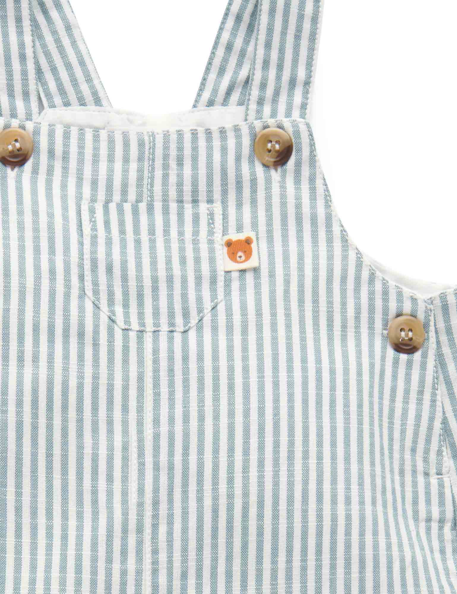 Woodland overall - Lake Stripe