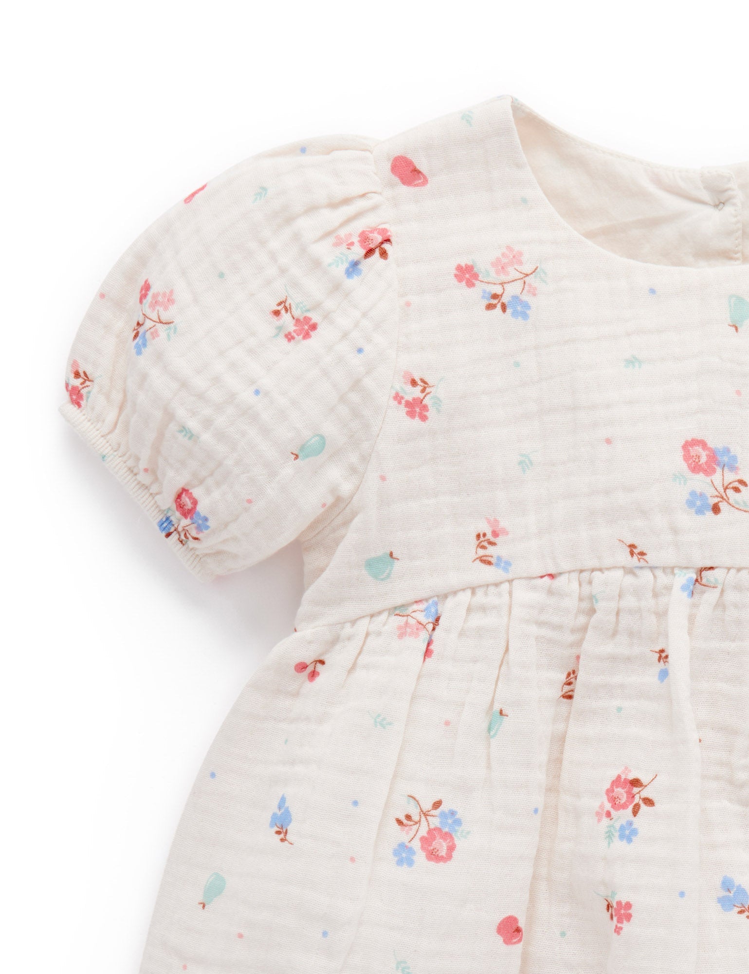 Garden Party Top - Fruits & Flowers Print