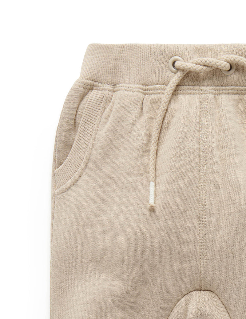 Slouchy  Track Pant - Biscuit