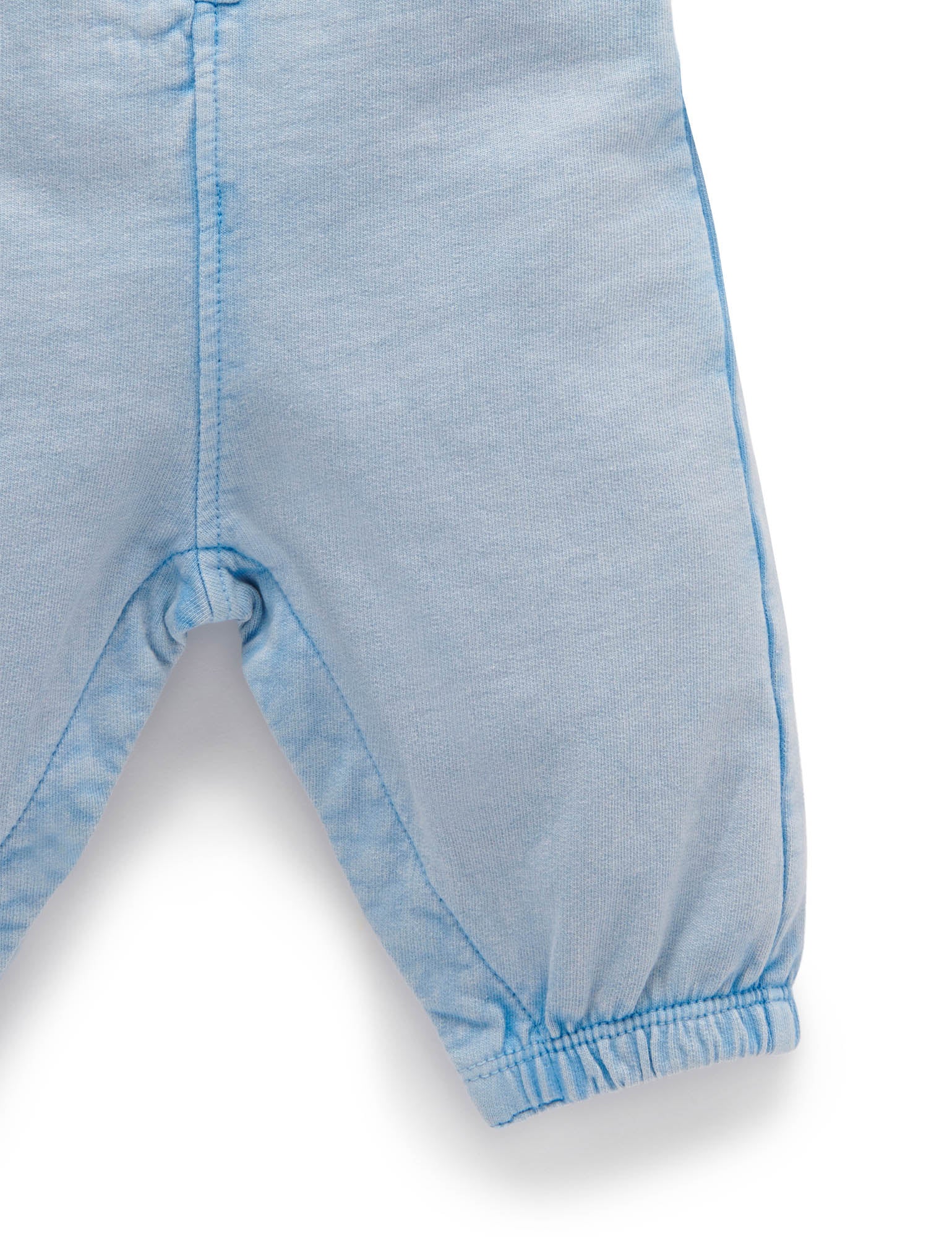 Button Front Overall - Faded Denim
