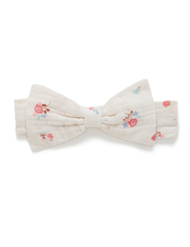 Bow Headband - Fruits & Flowers Print