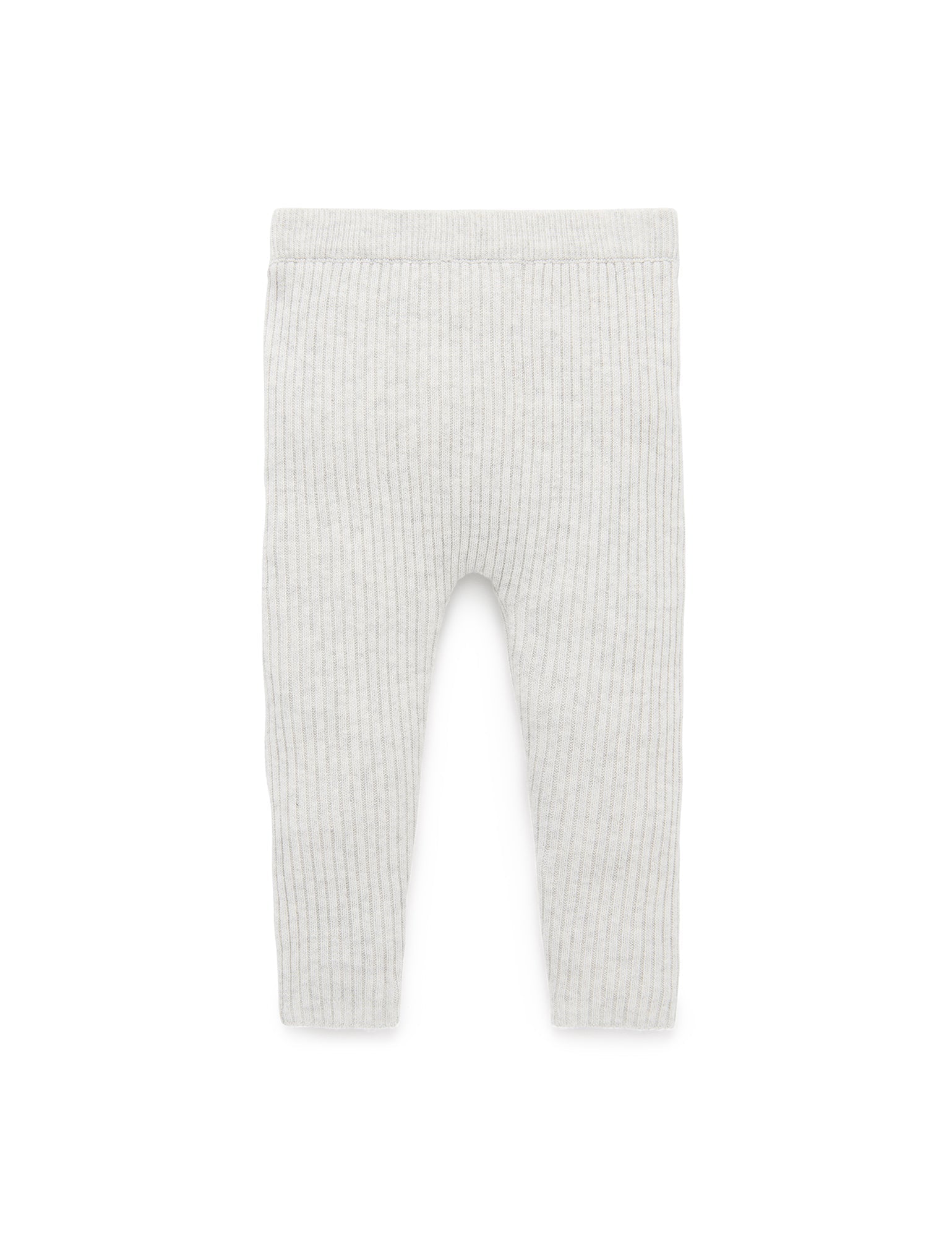 Rib knit legging - Cloud Melange