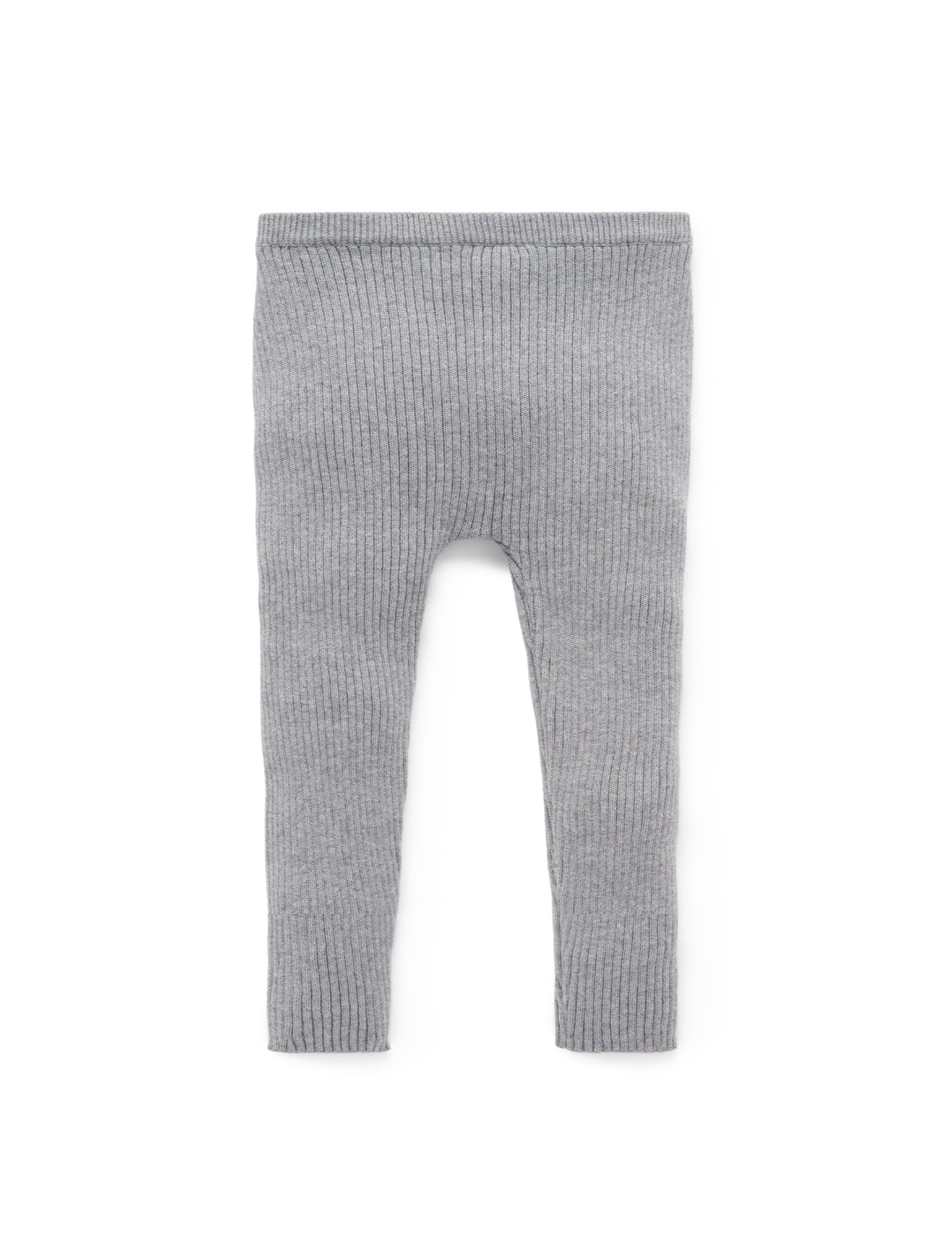 Rib knit legging - Smoke Melange