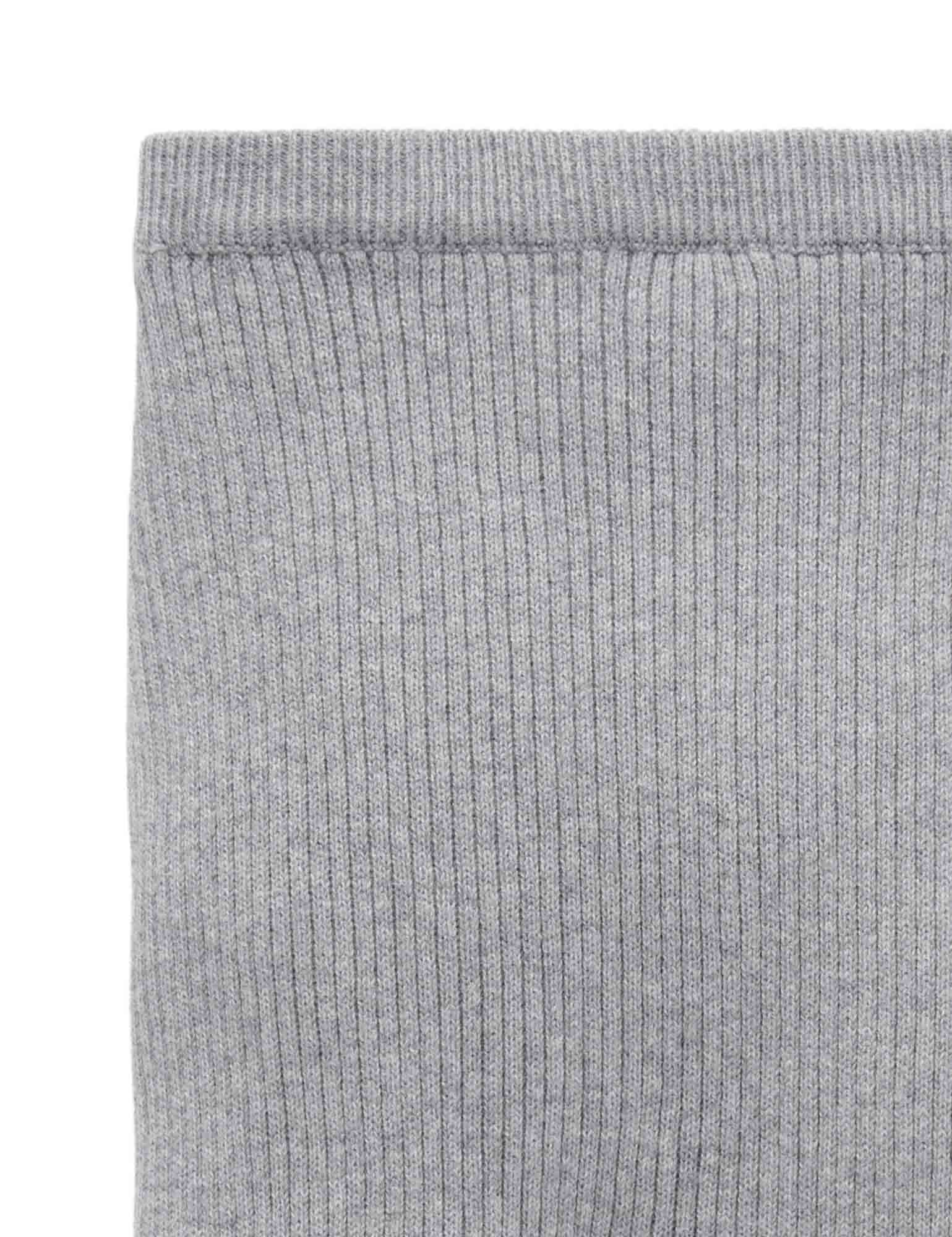 Rib knit legging - Smoke Melange