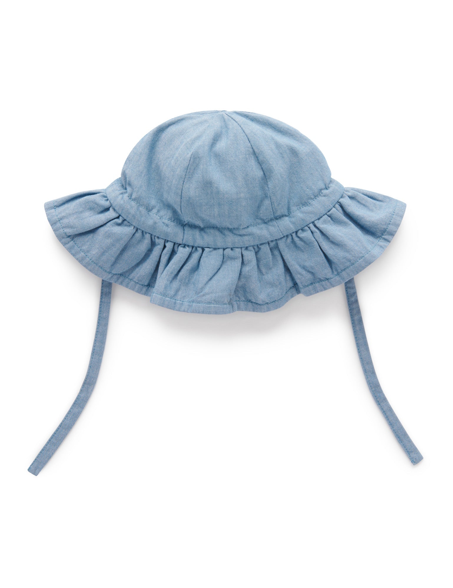 Chambray Sunhat - Mid Blue Chambray