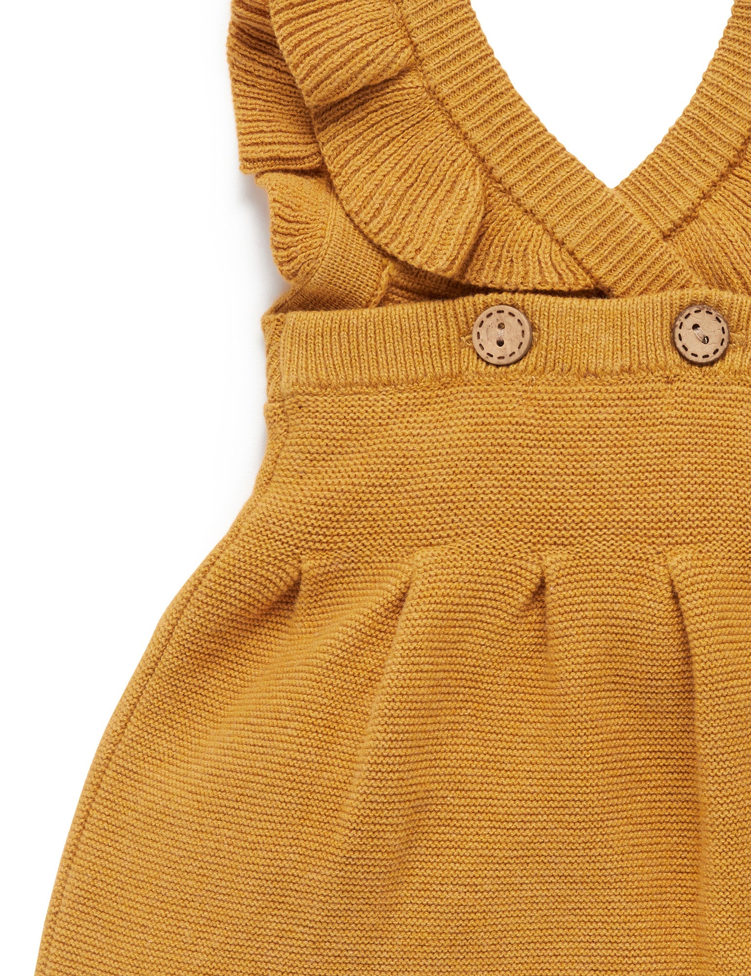 Knitted Pinafore - Golden Melange