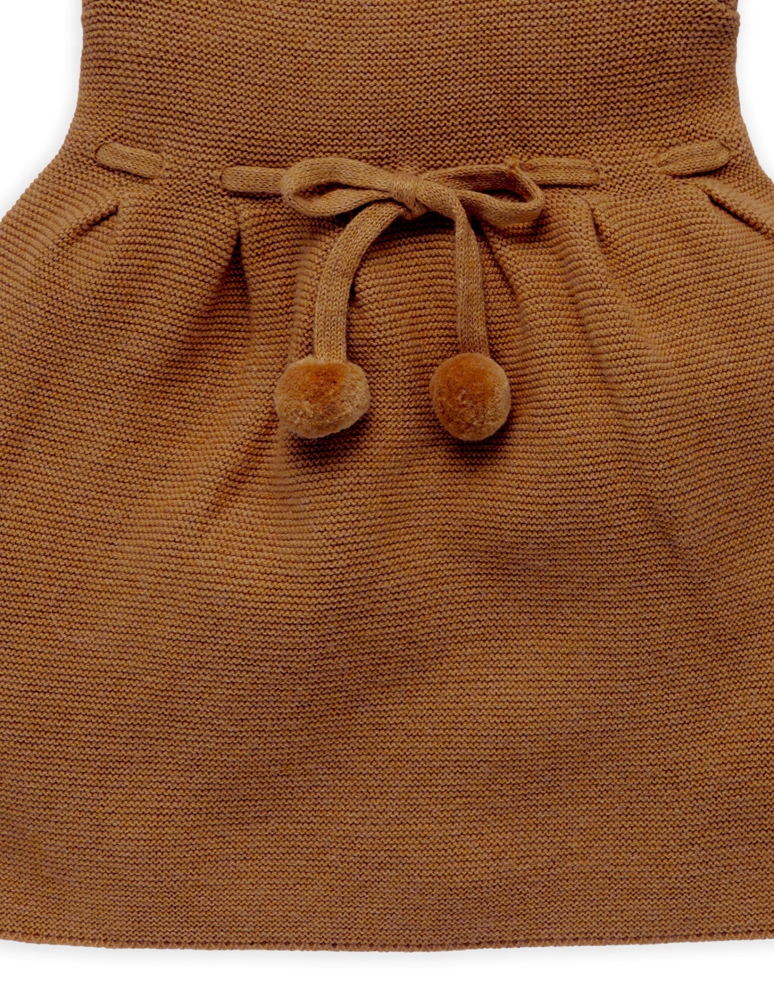 Knitted Pinafore - Maple Melange