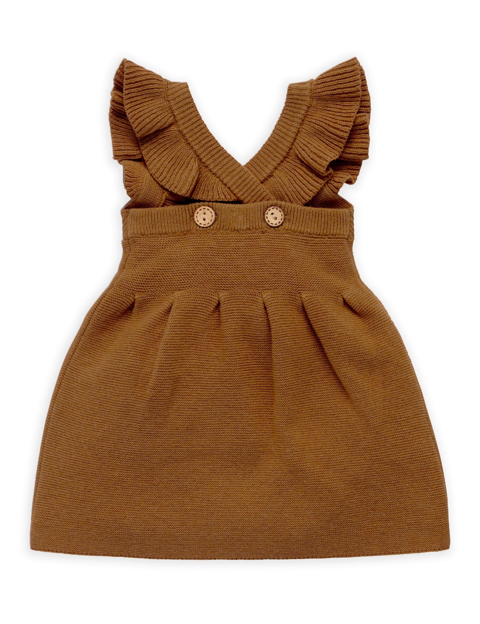 Knitted Pinafore - Maple Melange