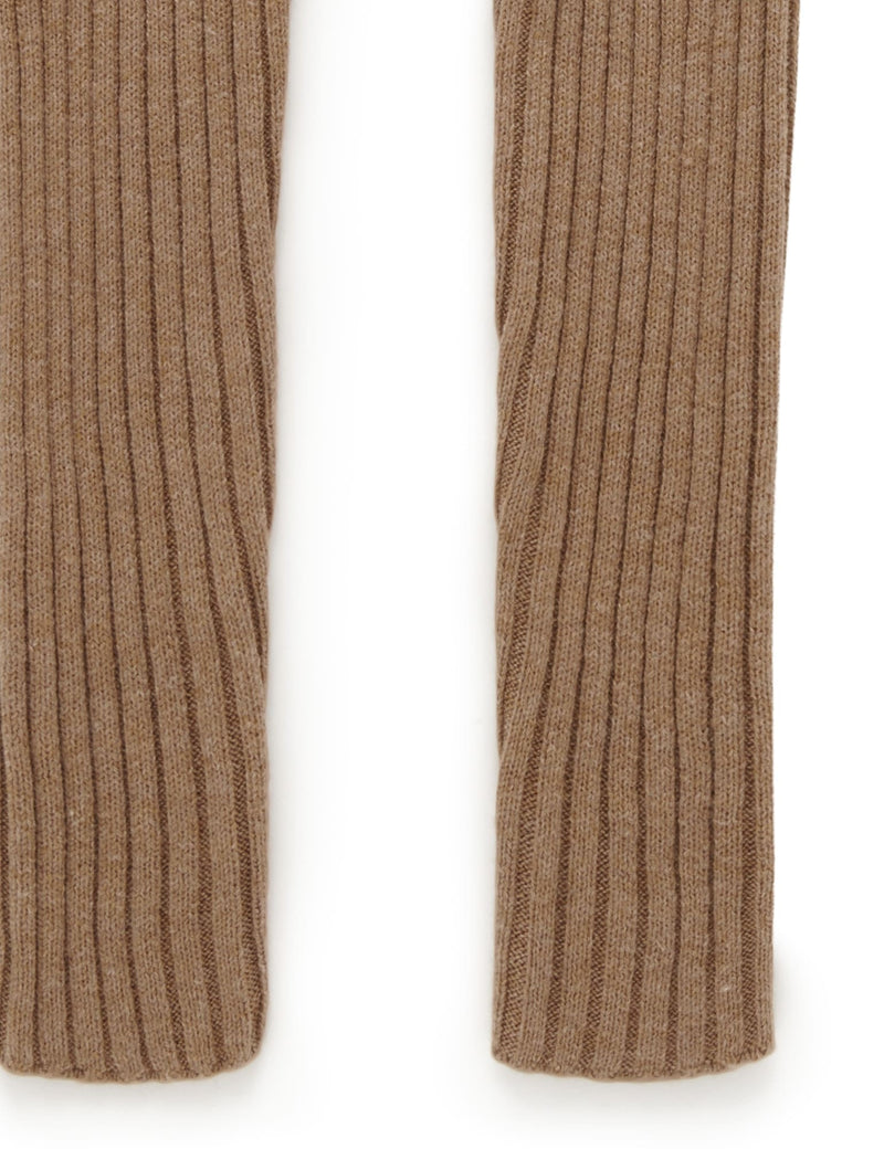 Rib Knit Leggings - Acorn Melange