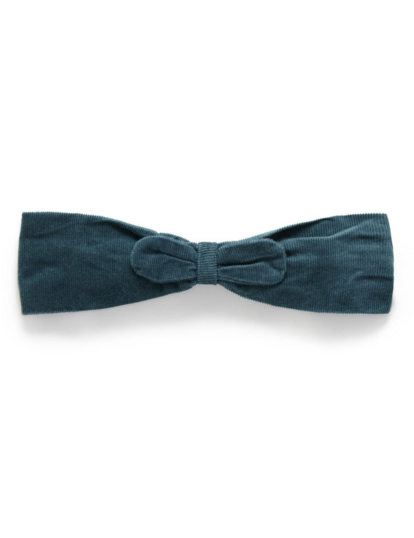 Mini Cord Bow Headband - Pine