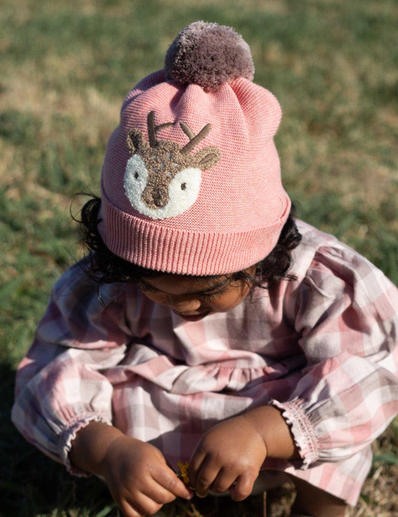 Fawn Beanie - Nectarine Melange