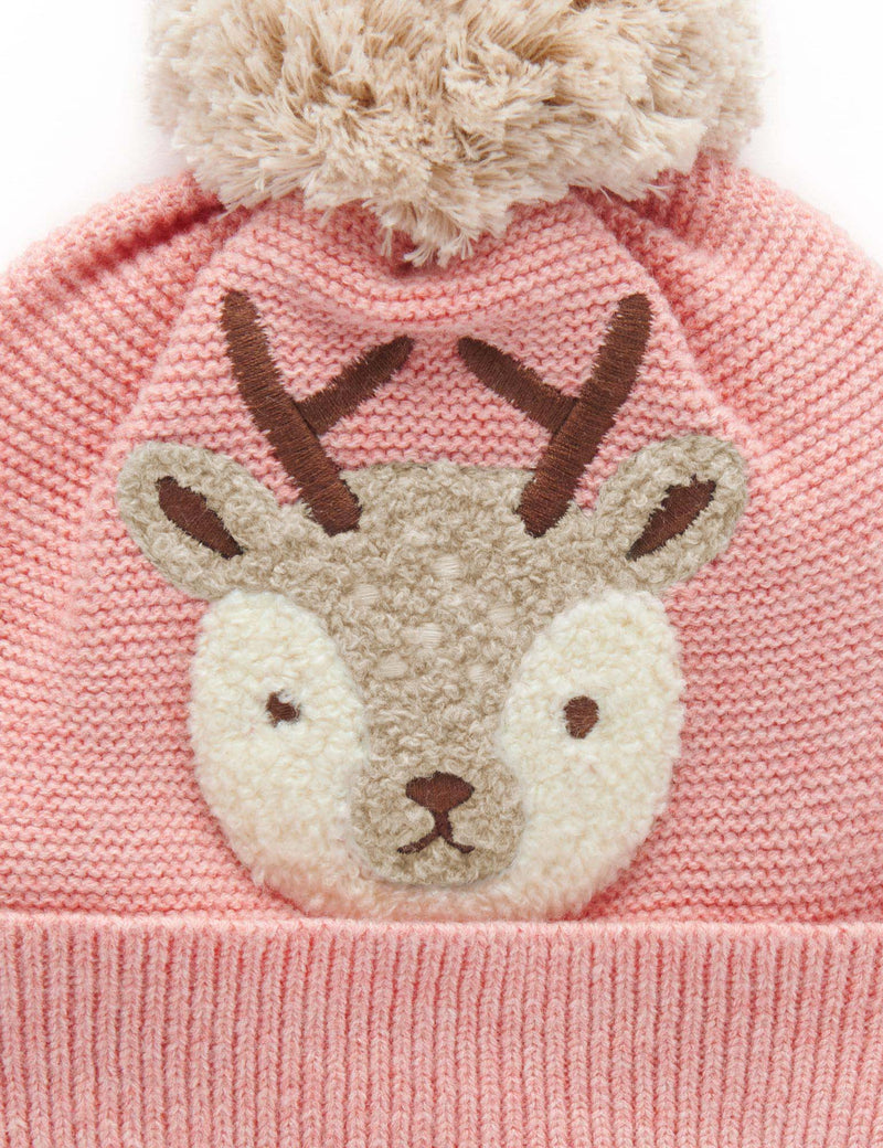 Fawn Beanie - Nectarine Melange