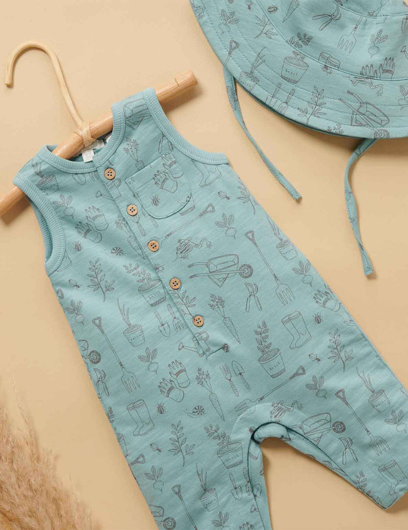 Slouchy Onesie - In The Garden Print