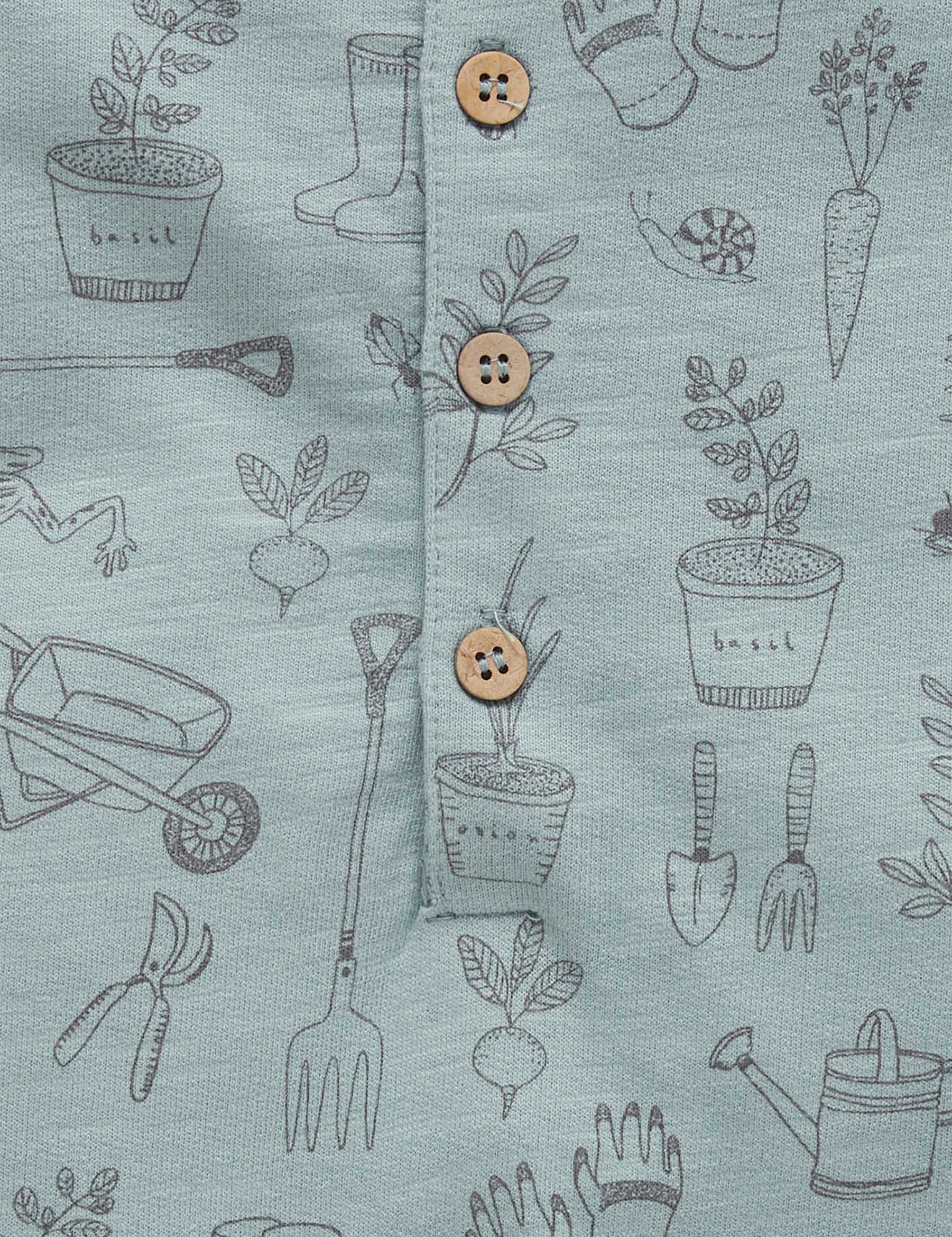 Slouchy Onesie - In The Garden Print