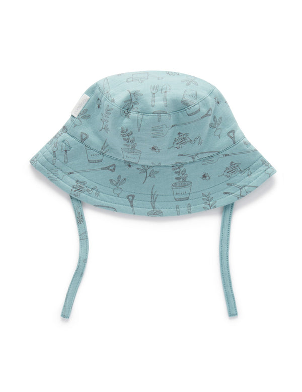 Reversible Bucket Hat - In The Garden Print