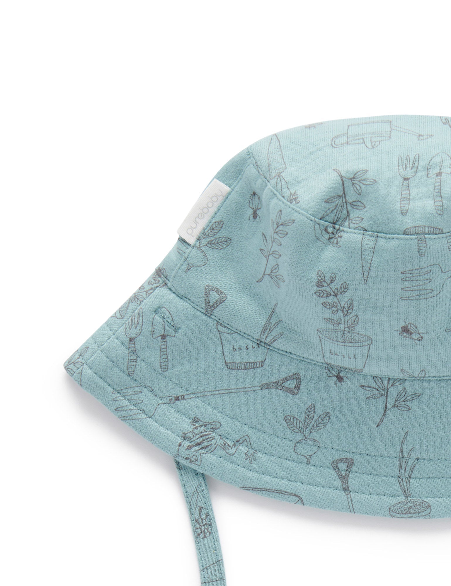 Reversible Bucket Hat - In The Garden Print
