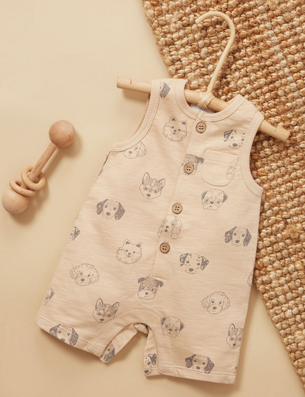 Sleeveless Onesie - Best Friends Print