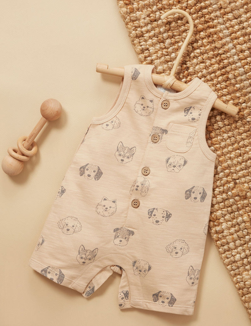 Sleeveless Onesie - Best Friends Print