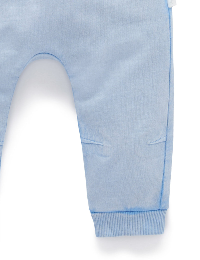 Light Slouchy Pant - Faded Denim