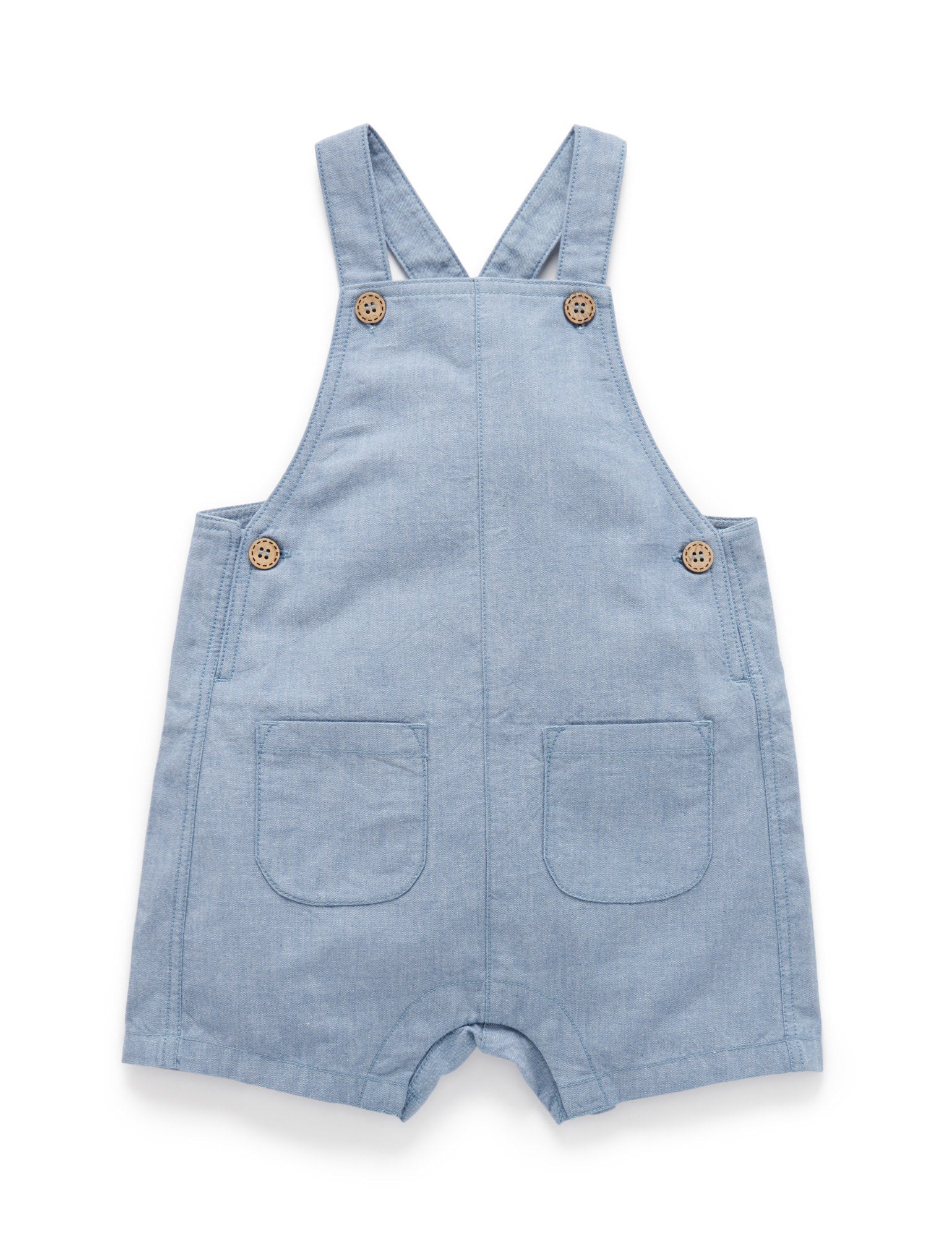 Chambray Overalls - Faded Blue Chambray