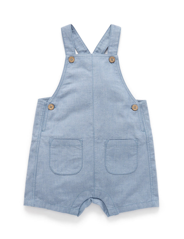 Chambray Overalls - Faded Blue Chambray