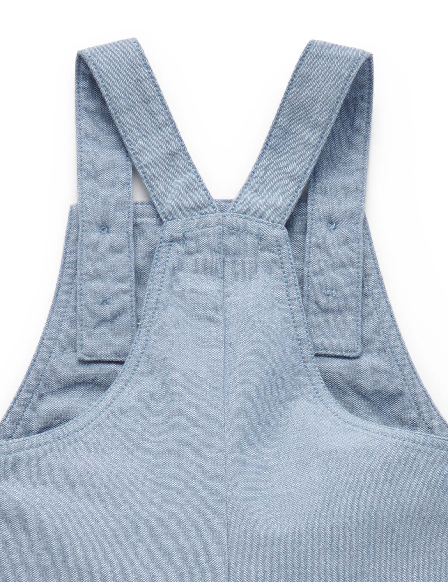 Chambray Overalls - Faded Blue Chambray