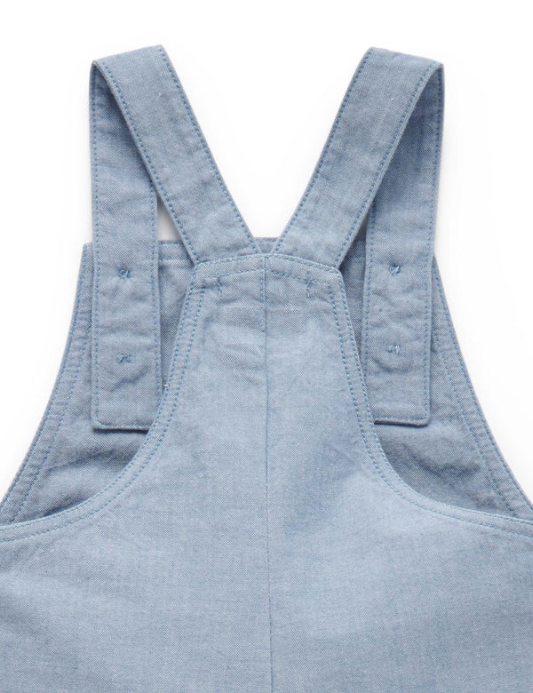 Chambray Overalls - Faded Blue Chambray