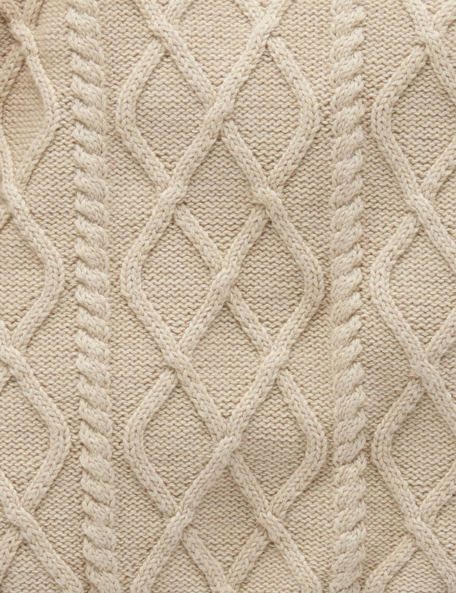 Cable Jumper - Almond Melange