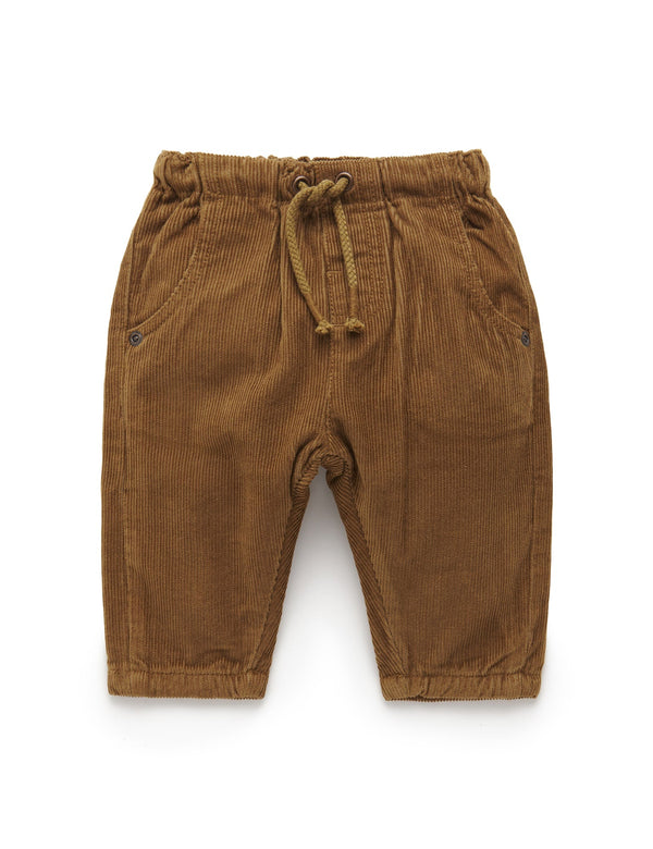 Corduroy Lined Pants - Acorn