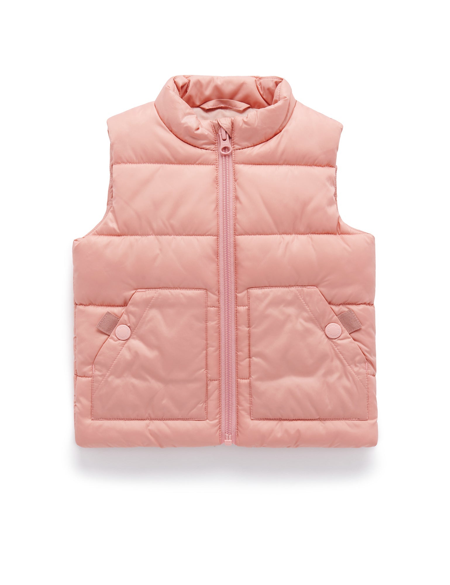 Shower Proof Padded Vest - Nectarine