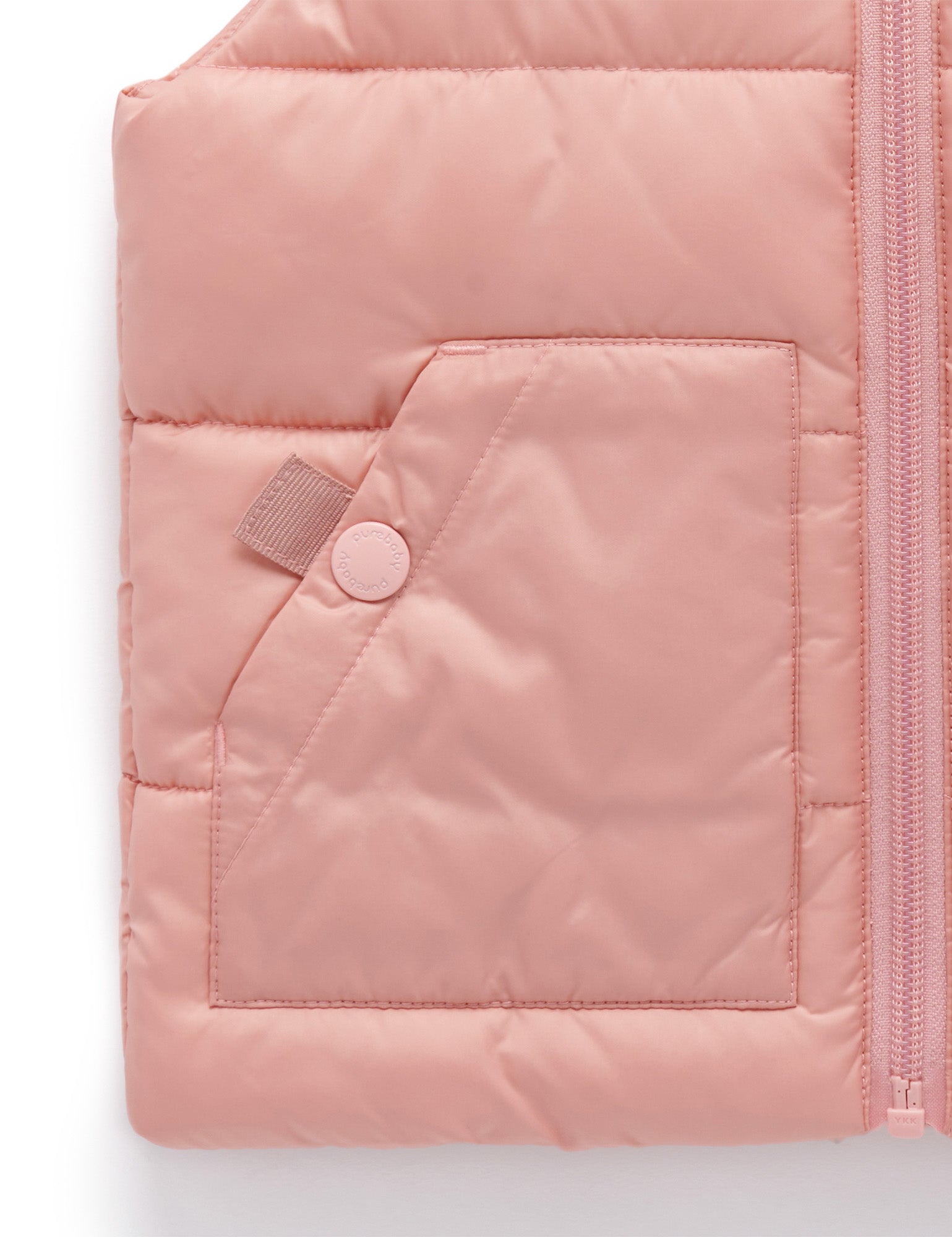 Shower Proof Padded Vest - Nectarine