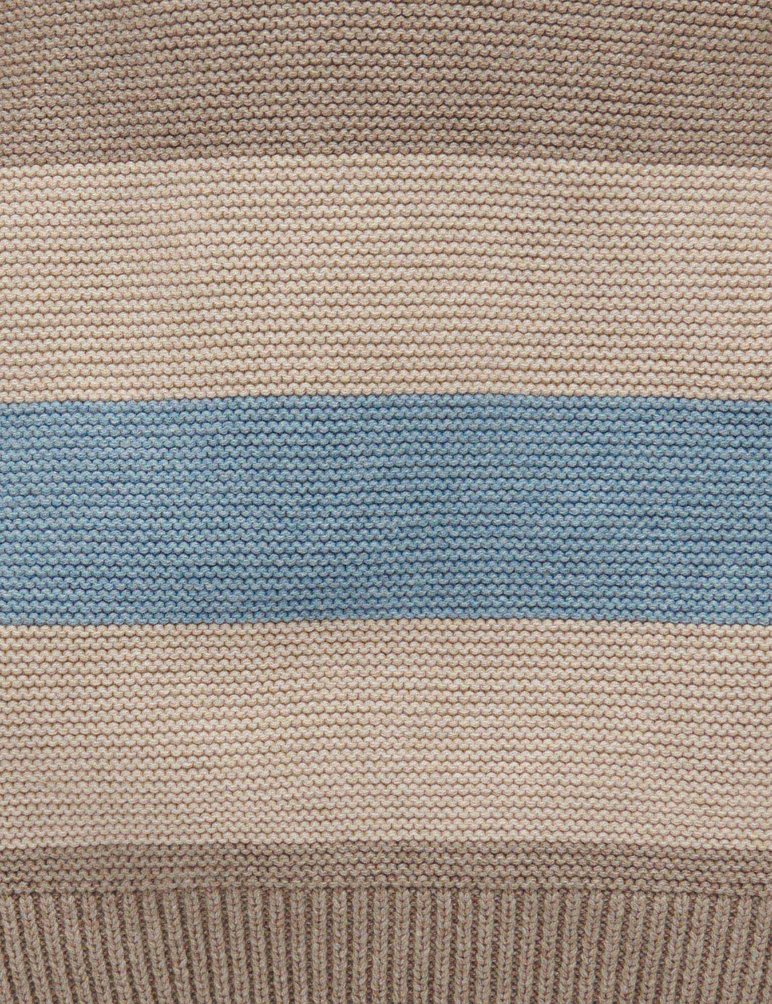 Cosy Jumper - Dusty Blue Stripe