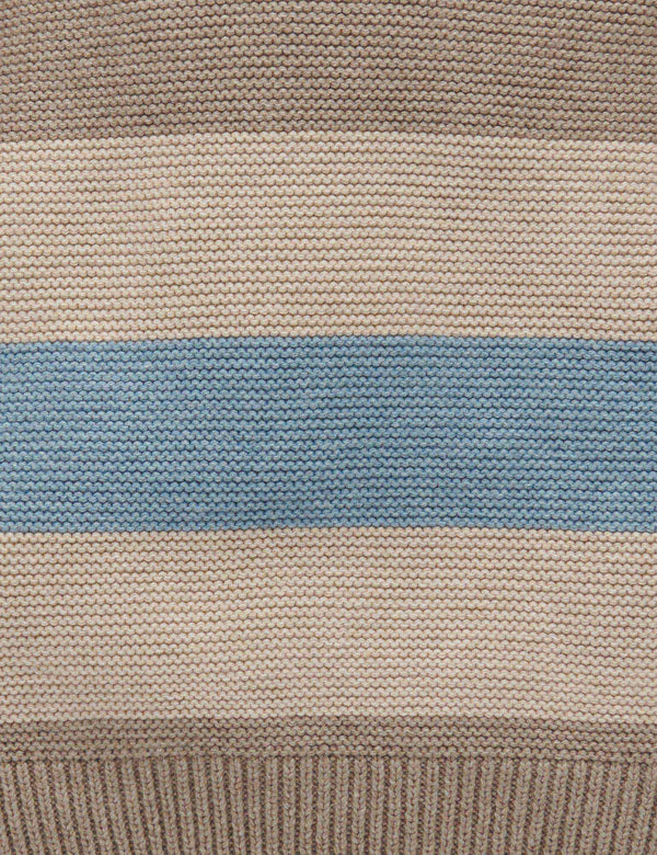 Cosy Jumper - Dusty Blue Stripe