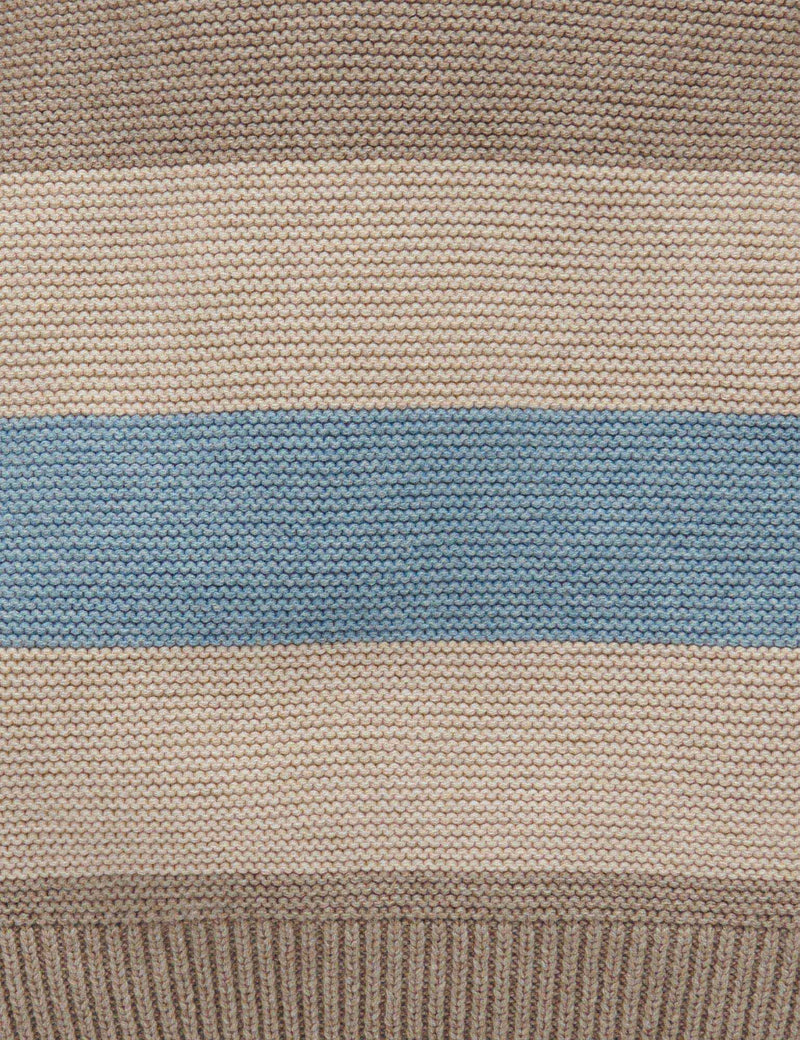 Cosy Jumper - Dusty Blue Stripe